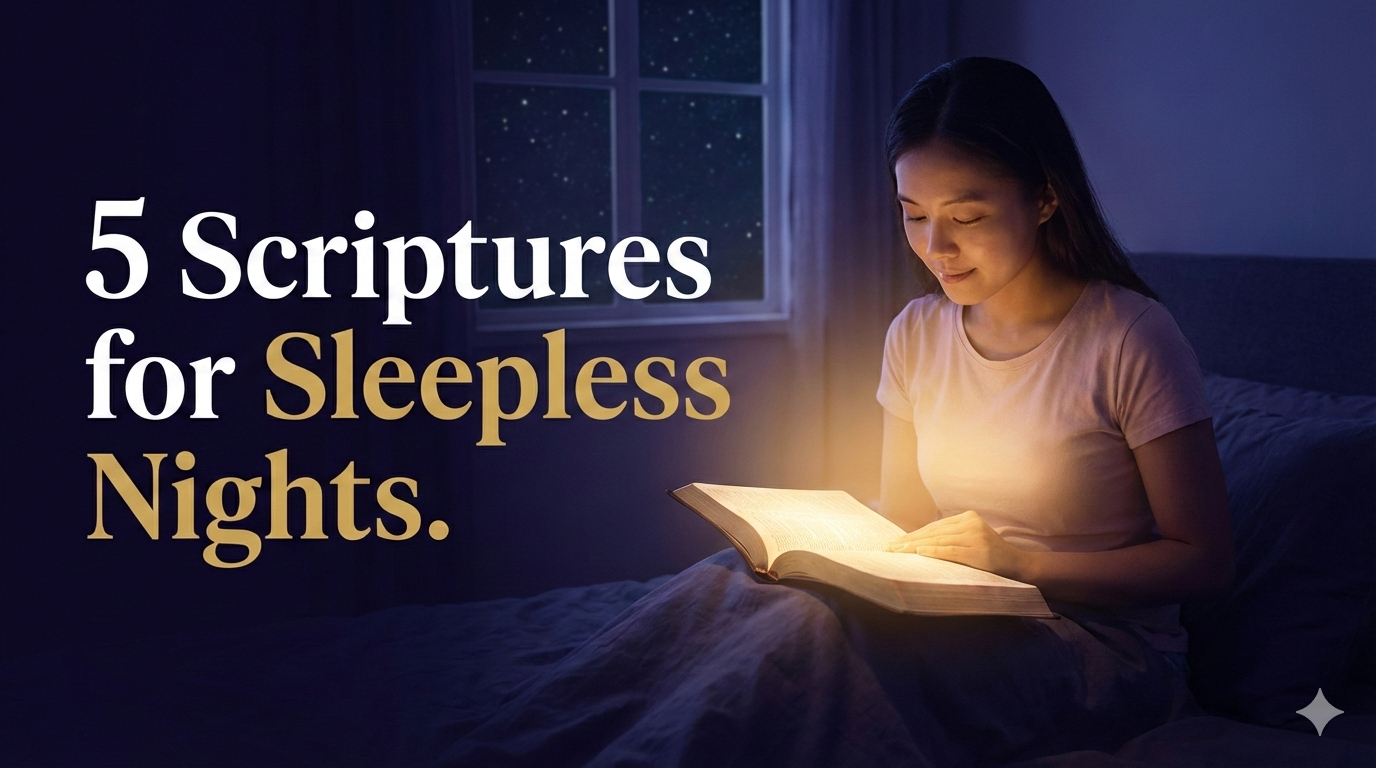 5 Scriptures to Meditate On When You Can't Sleep
