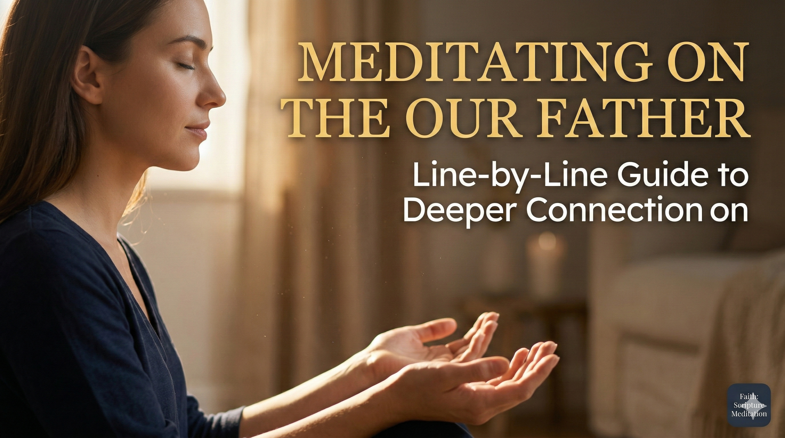 The Lords Prayer A Line-by-Line Meditation Guide for Deeper Connection with God